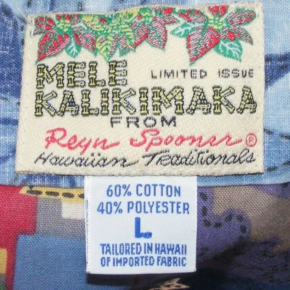 00's Mele Kalikimaka Pull Over Shirt Limited Edition by Reyn Spooner