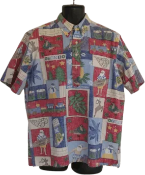 00's Mele Kalikimaka Pull Over Shirt Limited Edition by Reyn Spooner