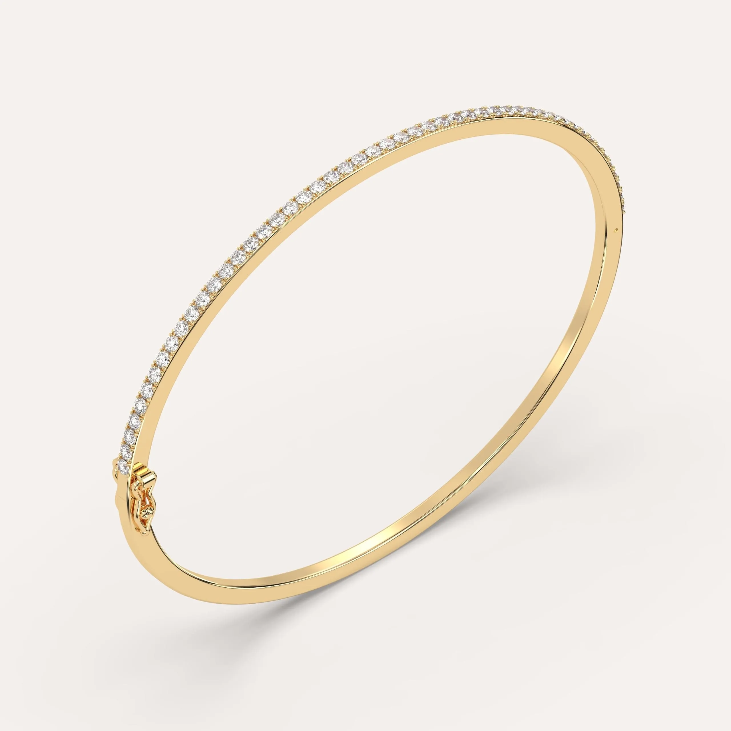 1 carat Pave, Bangle Diamond Bracelet