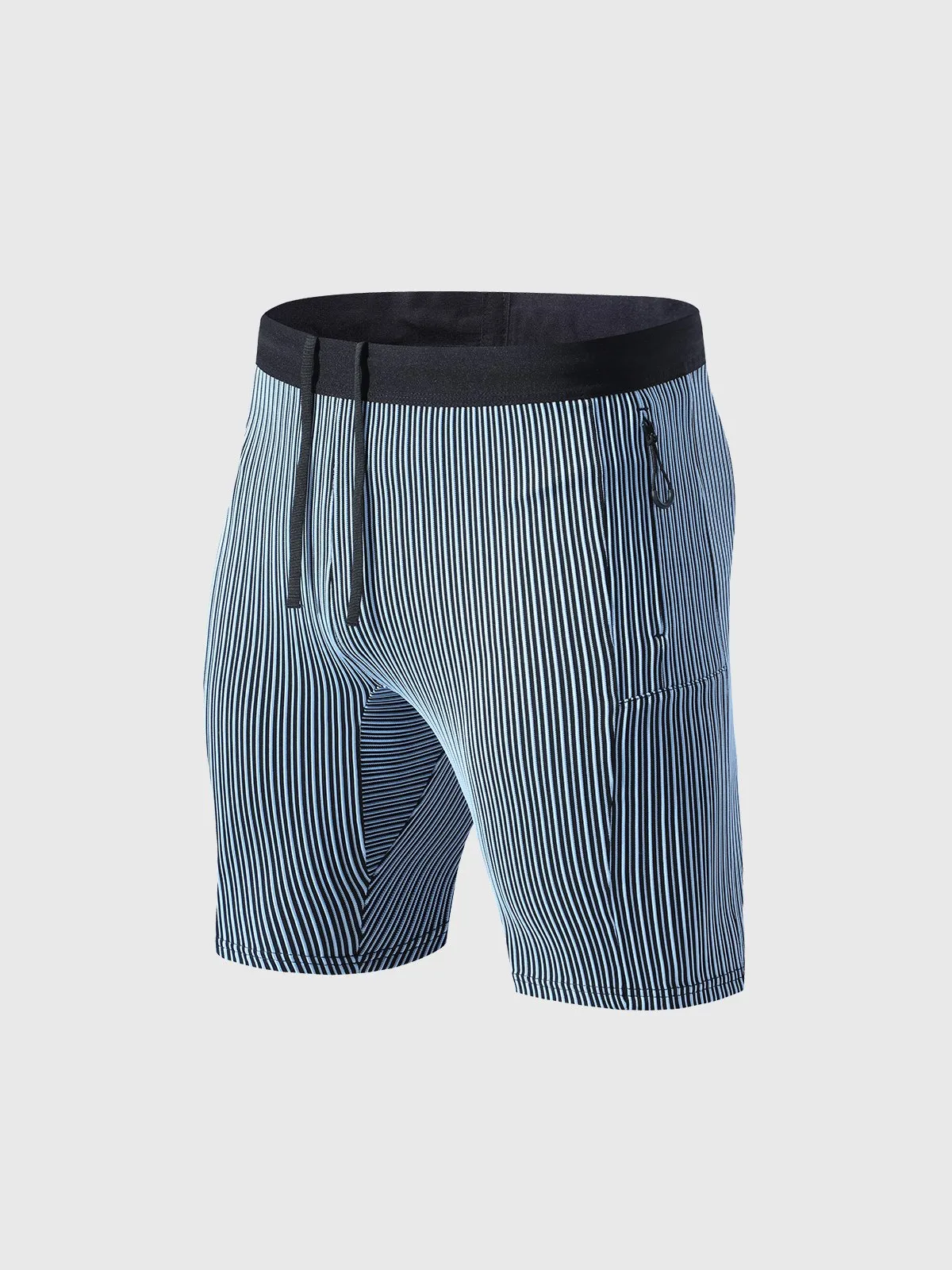 8" Pro Compression Lined Running Short with Zip Pockets