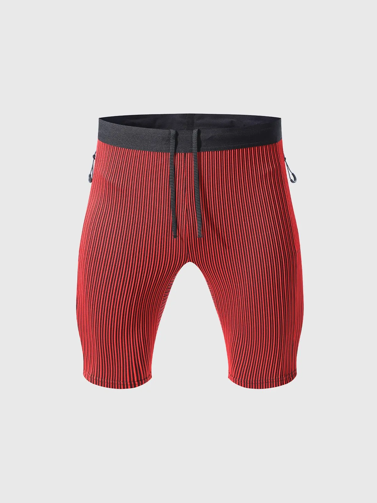 8" Pro Compression Lined Running Short with Zip Pockets