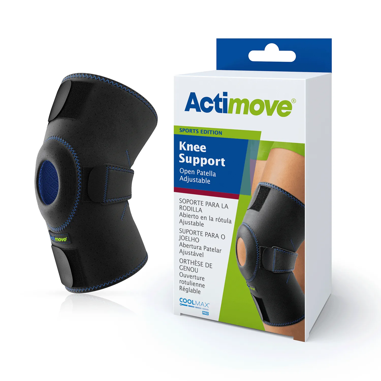 Actimove Sport Knee Support Open Patella Adjustable Universal