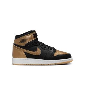 Air Jordan 1 Retro High OG 'Black & Gold' GS