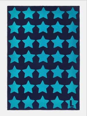 All Star Kids' Custom Blanket - Navy/Blue