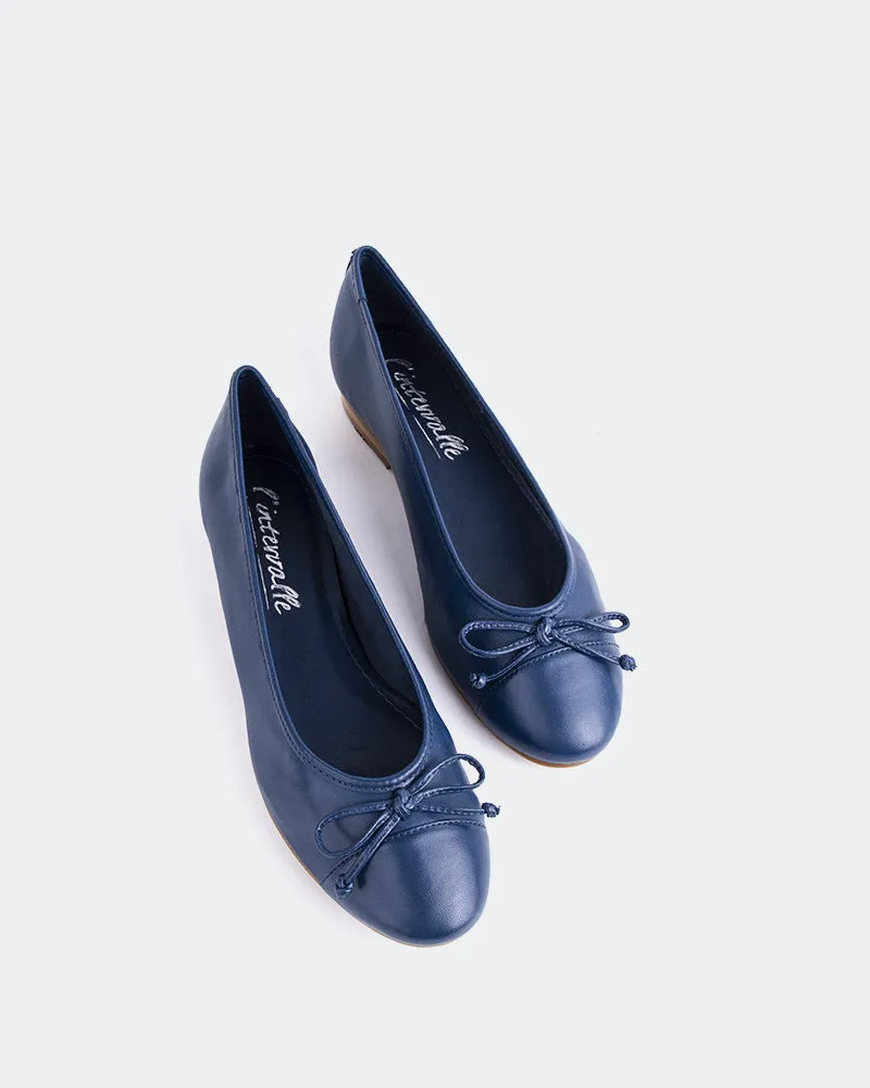 Alona Navy Leather