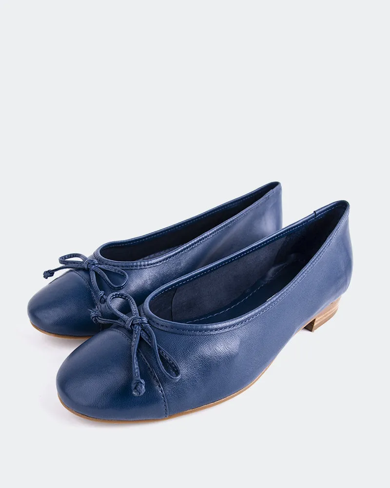 Alona Navy Leather