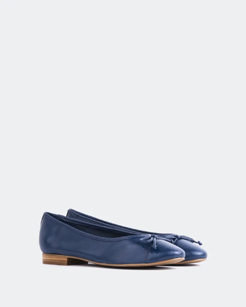 Alona Navy Leather