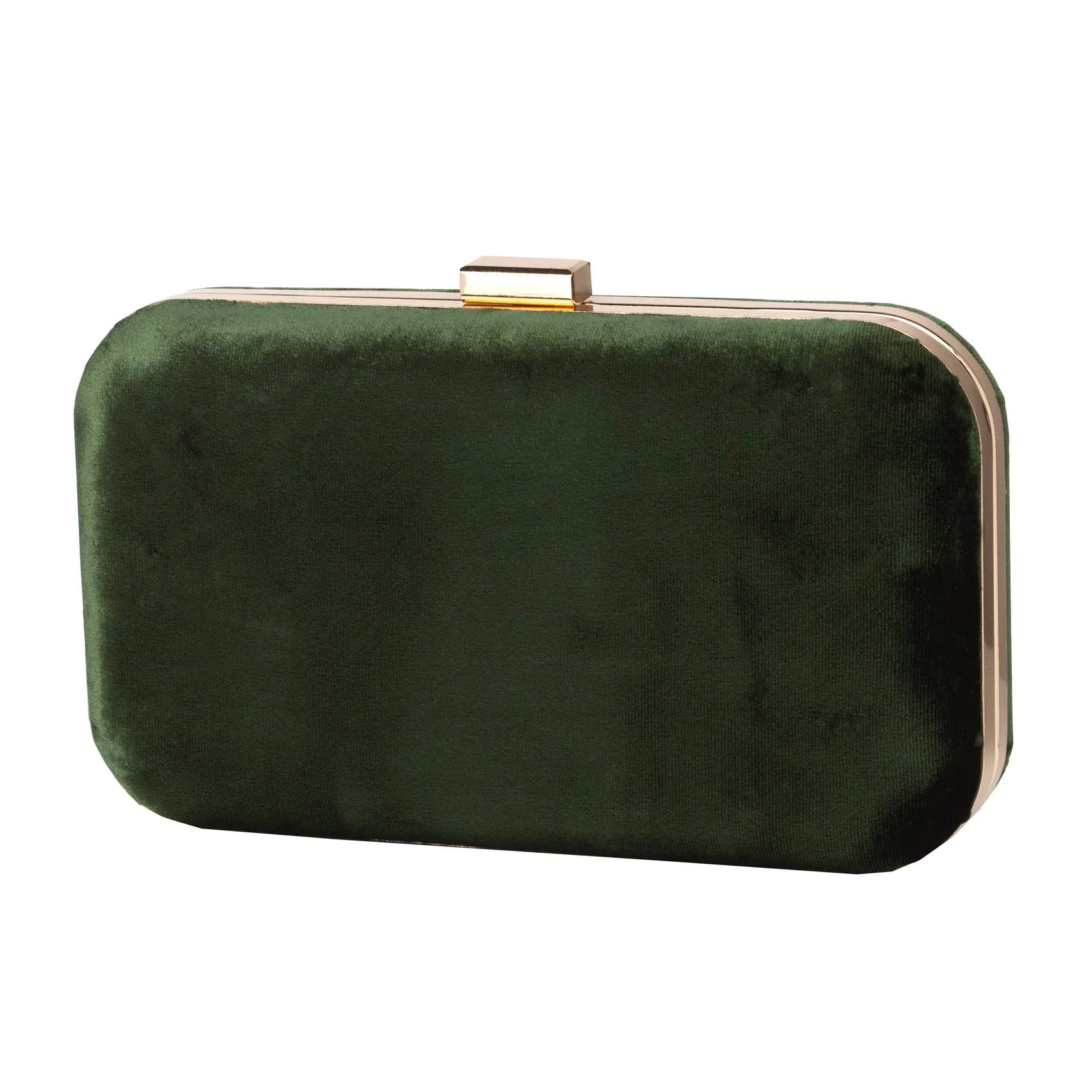 Amelia Forest Green Clutch