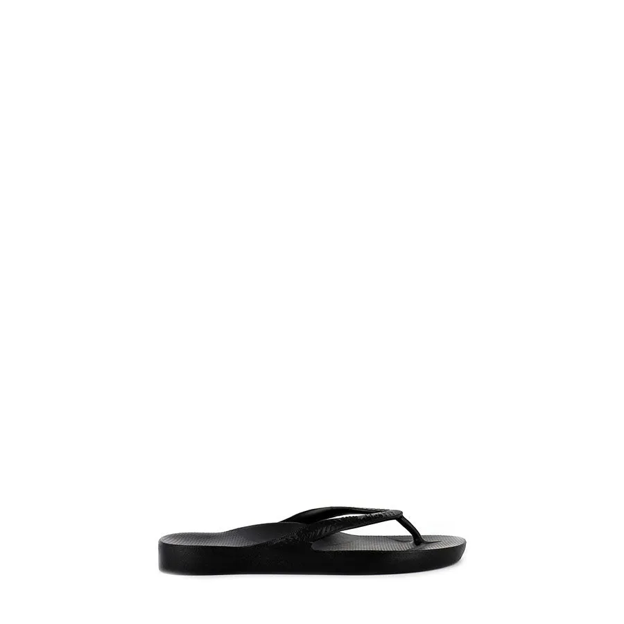 ARCH SUPPORT THONGS KIDS - BLACK