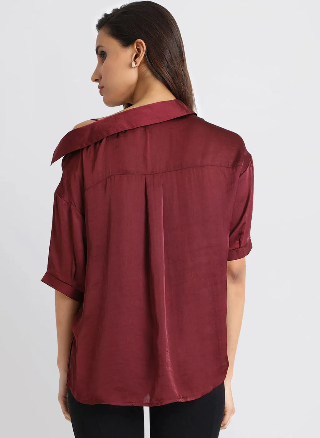 Assymetric Neck Top