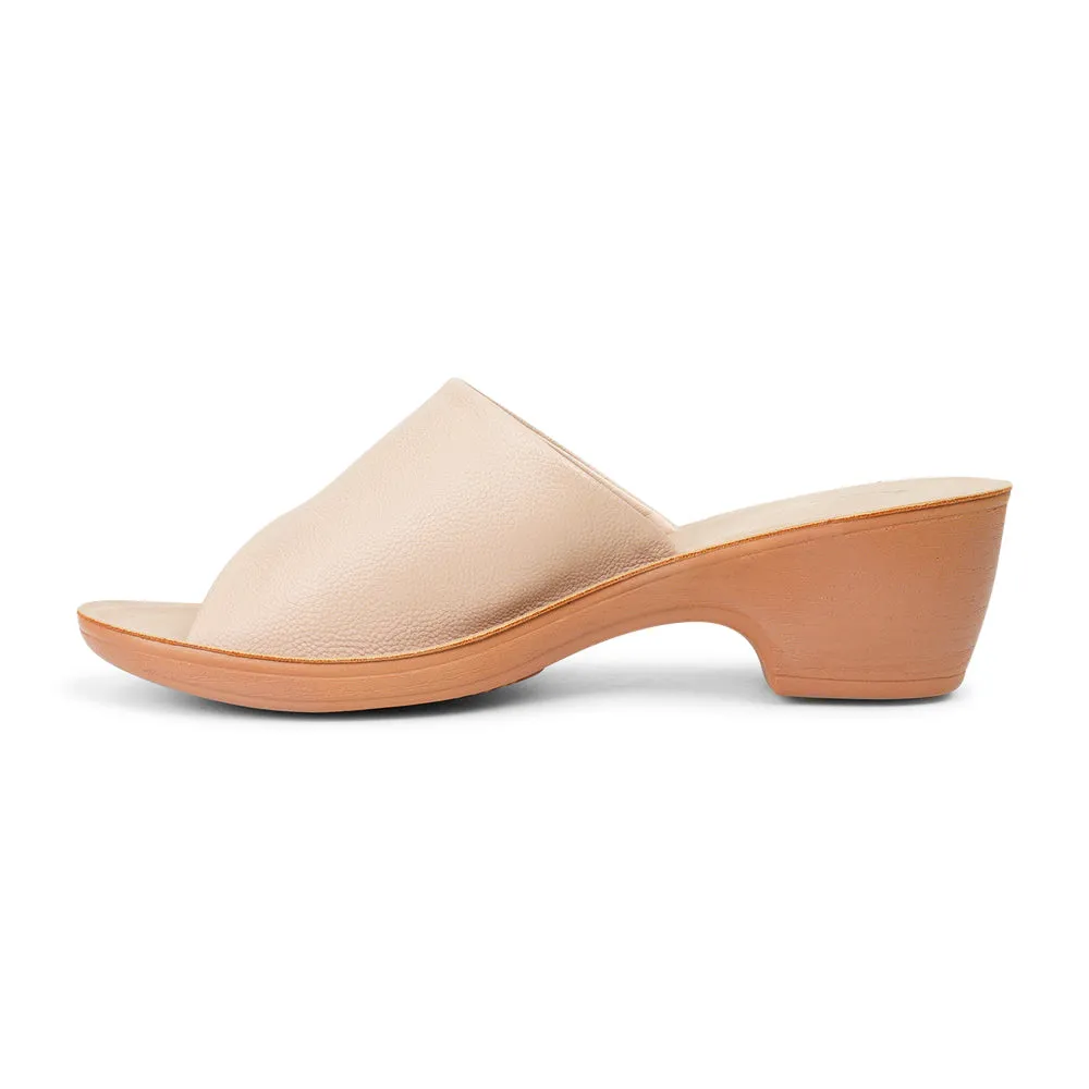 Bata BRITA Slip-On Low-Heeled Sandal for Women