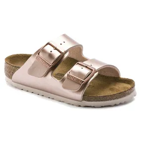 BIRKENSTOCK ARIZONA ELECTRIC METALLIC COPPER BIRKO - KIDS