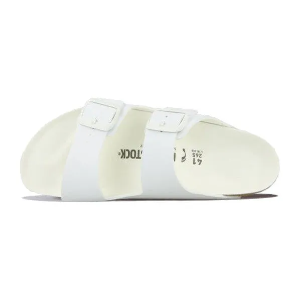 BIRKENSTOCK ARIZONA WHITE BIRKOFLOR - WOMENS