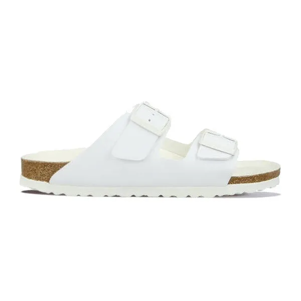 BIRKENSTOCK ARIZONA WHITE BIRKOFLOR - WOMENS