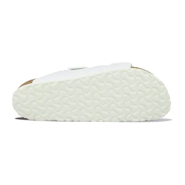 BIRKENSTOCK ARIZONA WHITE BIRKOFLOR - WOMENS