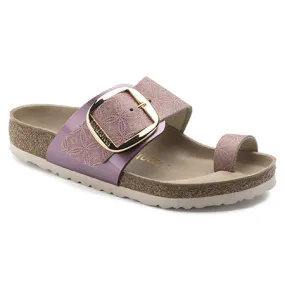 BIRKENSTOCK PREMIUM MIRAMAR HEX LEATHER CERAMIC ROSE - WOMENS