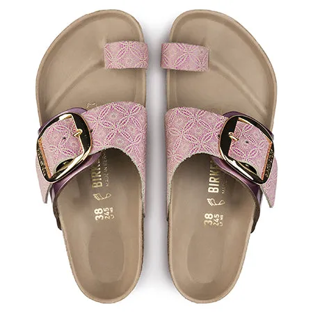 BIRKENSTOCK PREMIUM MIRAMAR HEX LEATHER CERAMIC ROSE - WOMENS