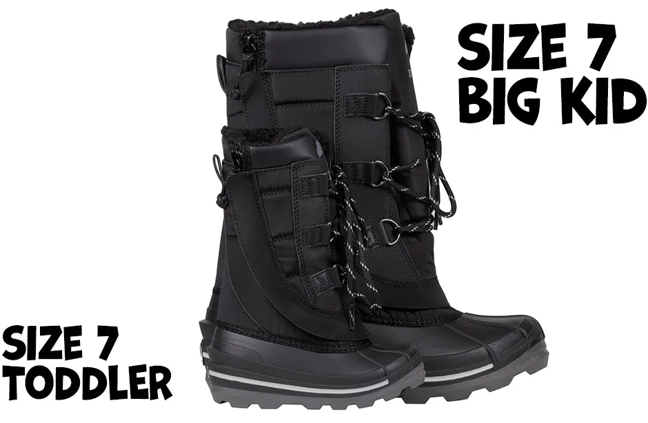 Black BILLY Ice Winter Boots