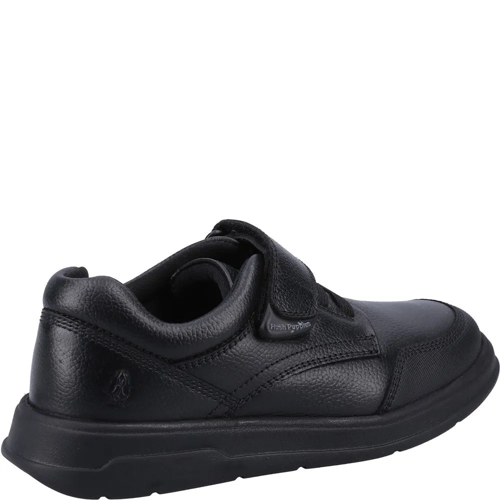 Black Rowan Junior School Shoes