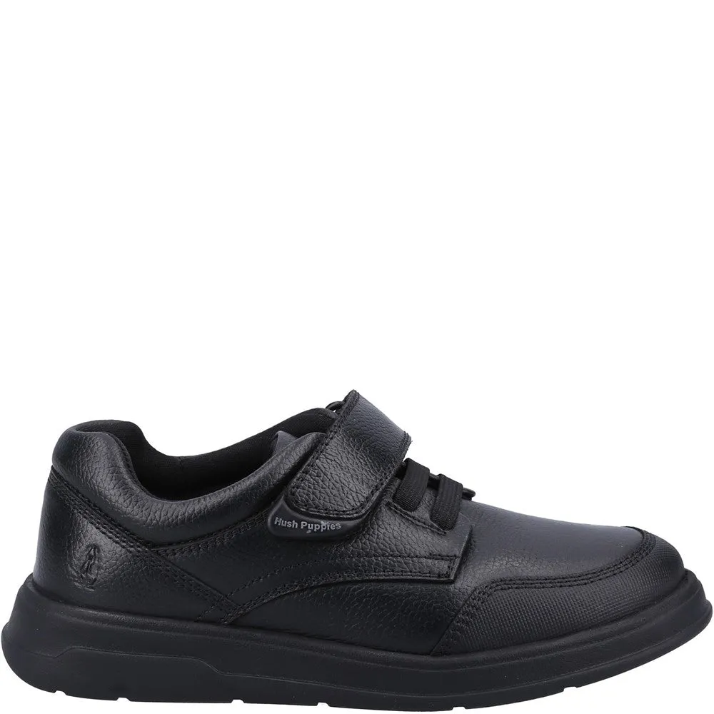 Black Rowan Junior School Shoes