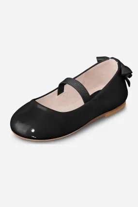 Bloch Black Patent Ballerina Girls Shoes - Toddler