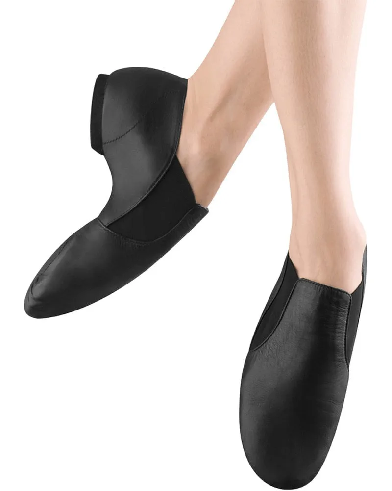 Bloch Elasta Bootie Slip On Leather Jazz Shoes - S0499M Mens