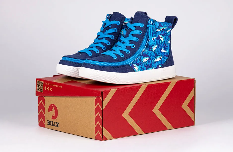 Blue Sharks BILLY Classic Lace High Tops