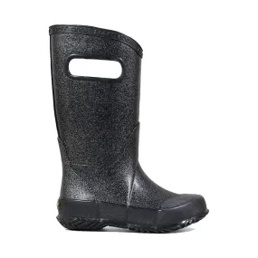 BOGS RAINBOOT GLITTER BLACK - KIDS