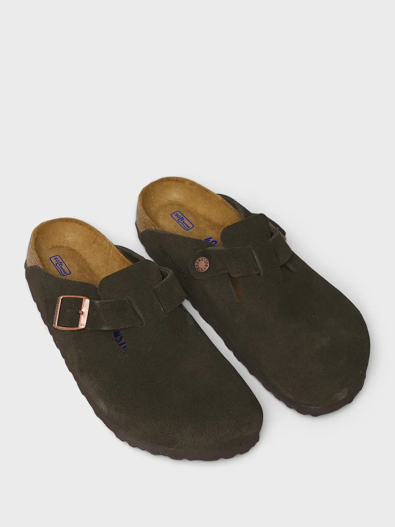 Boston Suede Sandals in Mocha