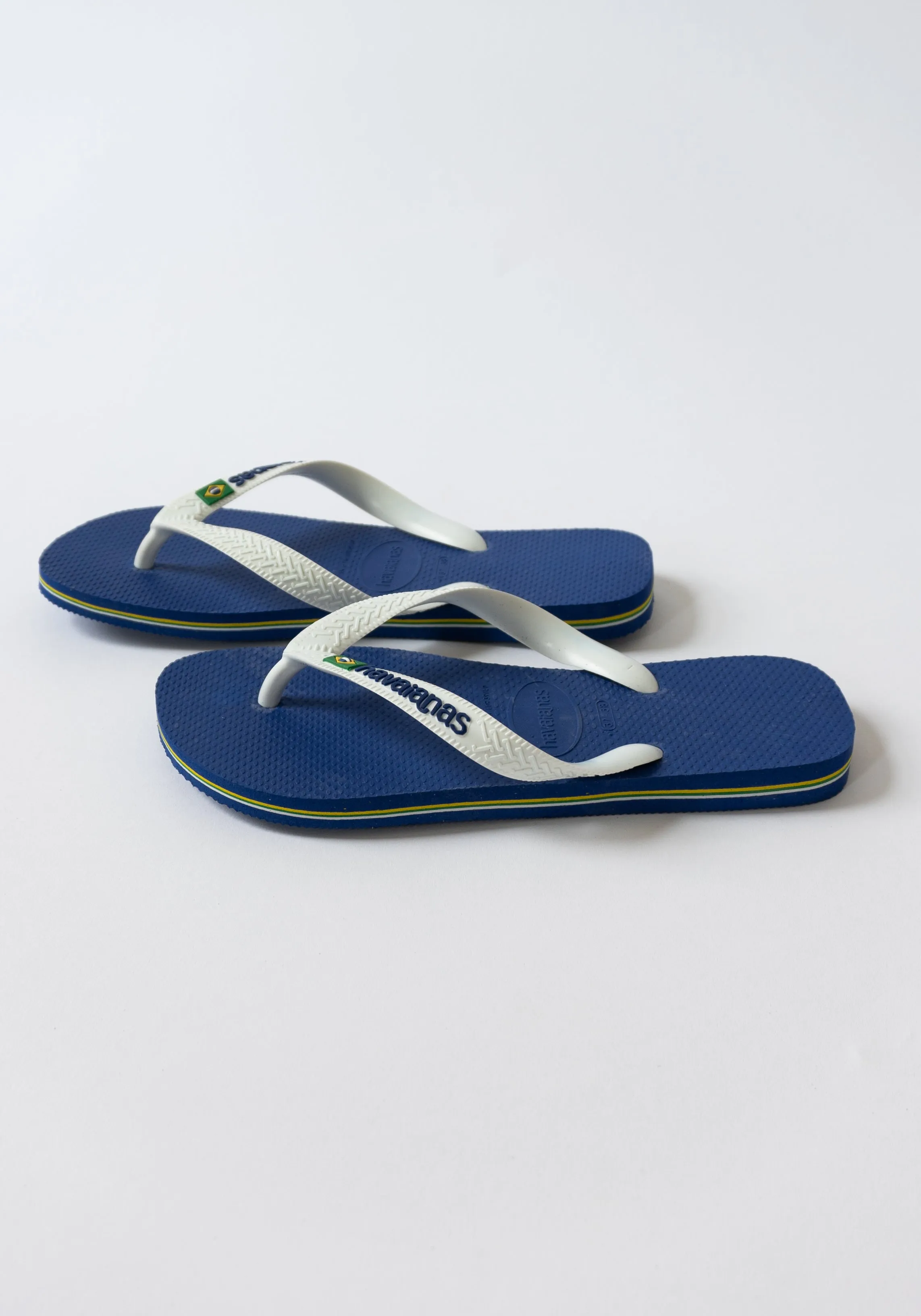 Brazil Flip Flop in Blue White