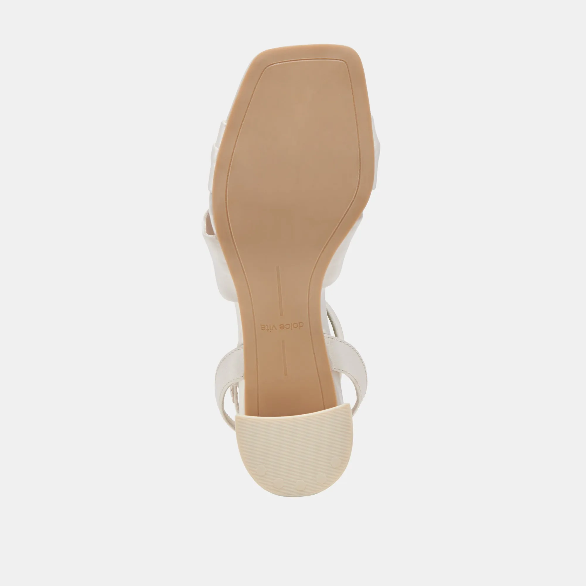 BRENNA HEELS IVORY SATIN