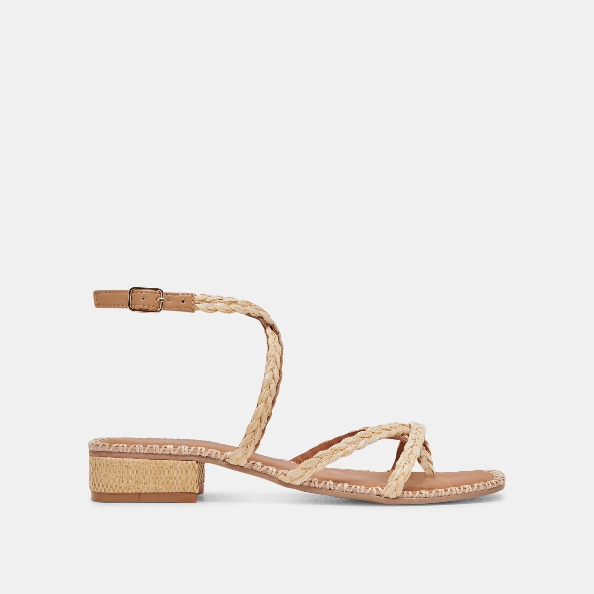 BRINN SANDALS LT NATURAL RAFFIA