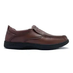 Brown Casual Slip On