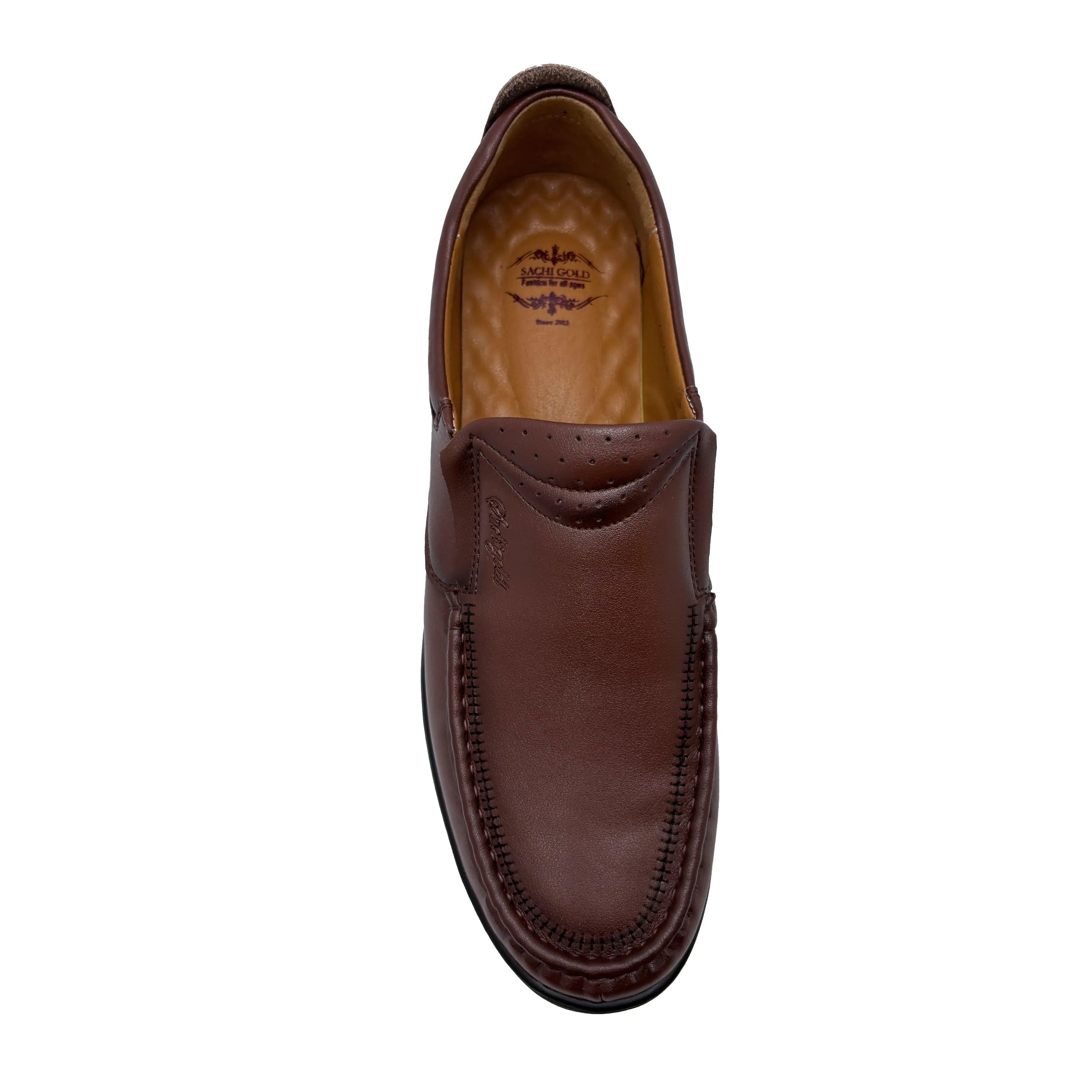 Brown Casual Slip On