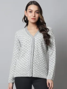 Cantabil  Women Grey Sweater