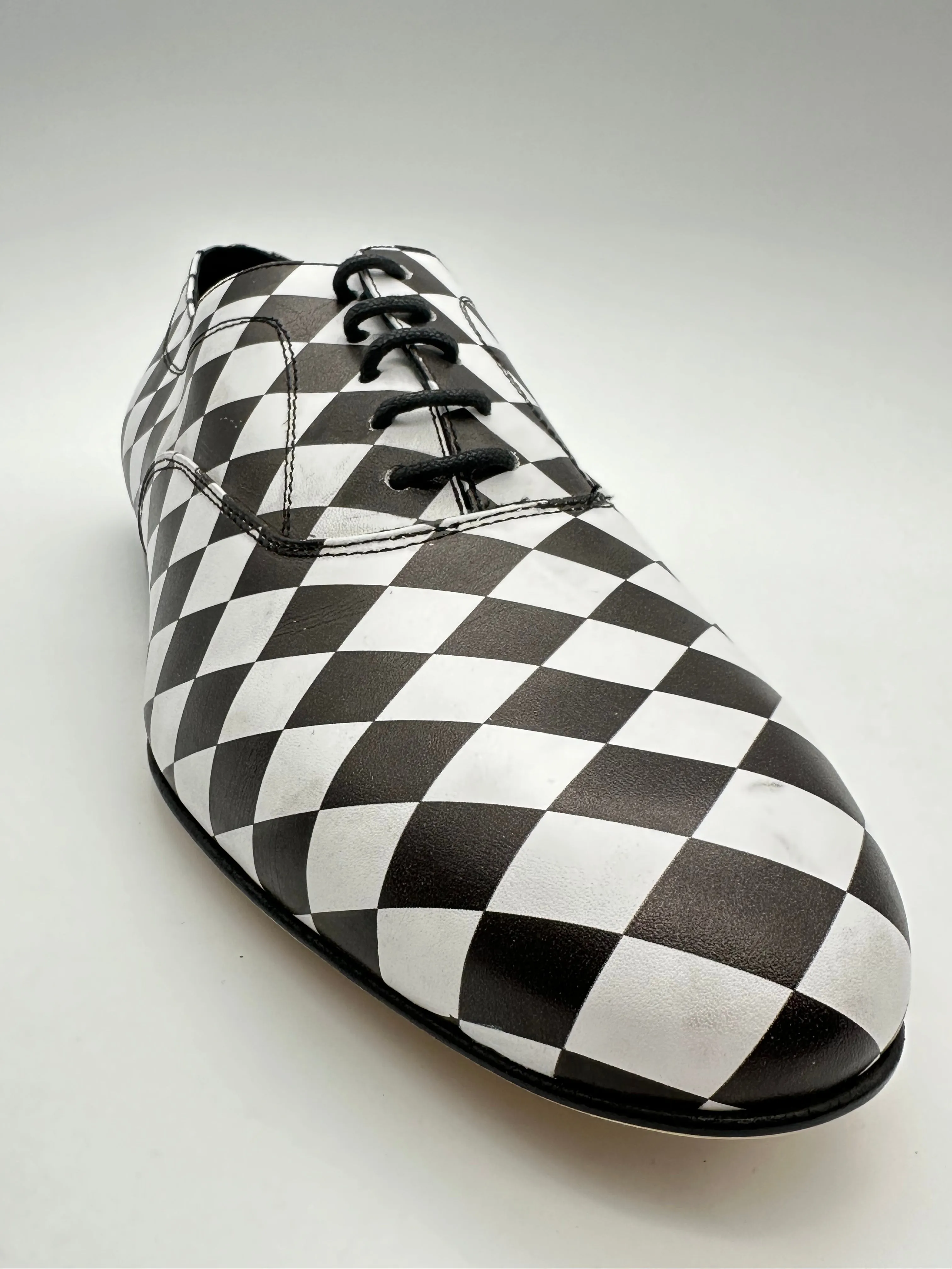 Checked Loafers