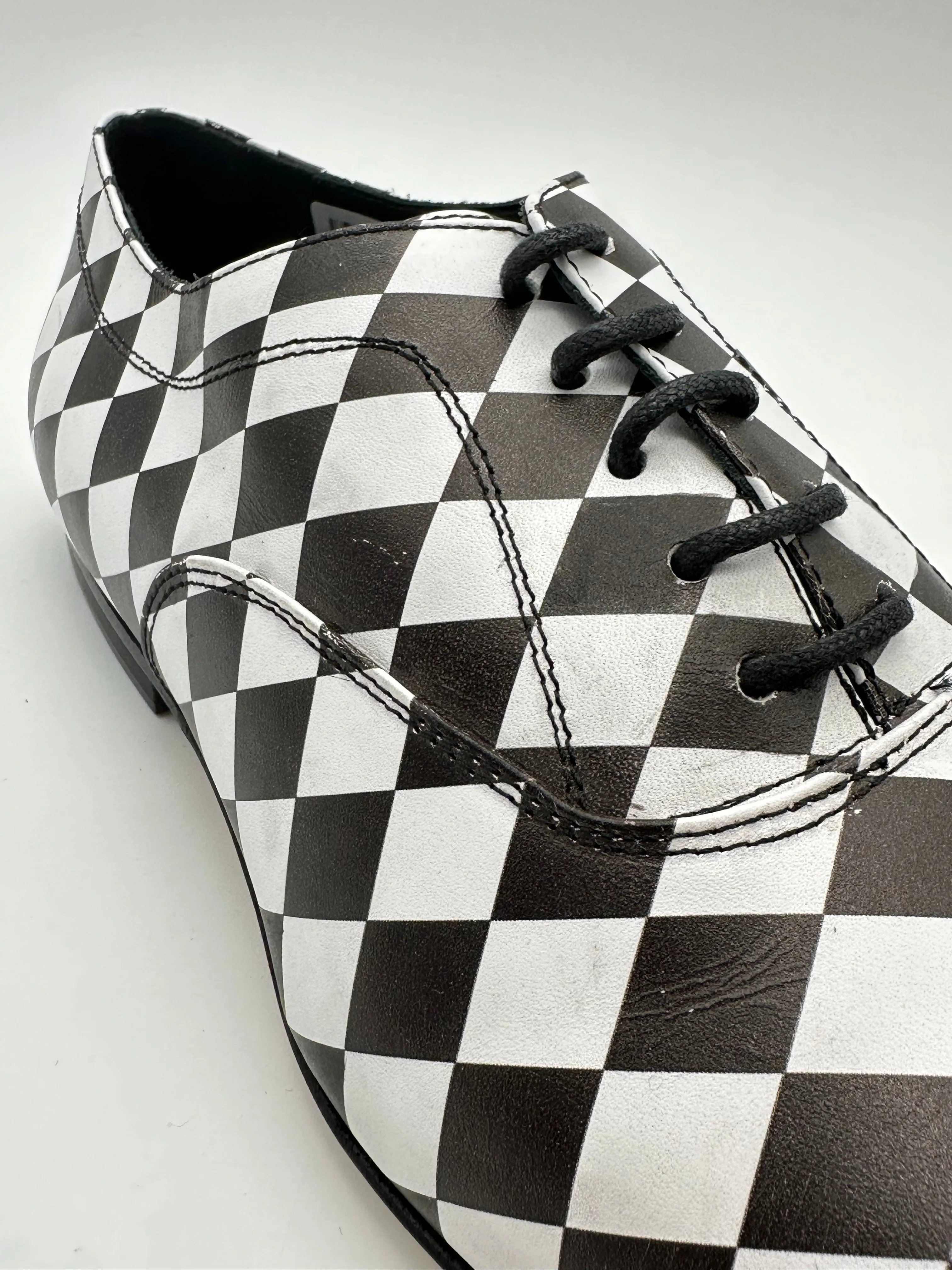 Checked Loafers