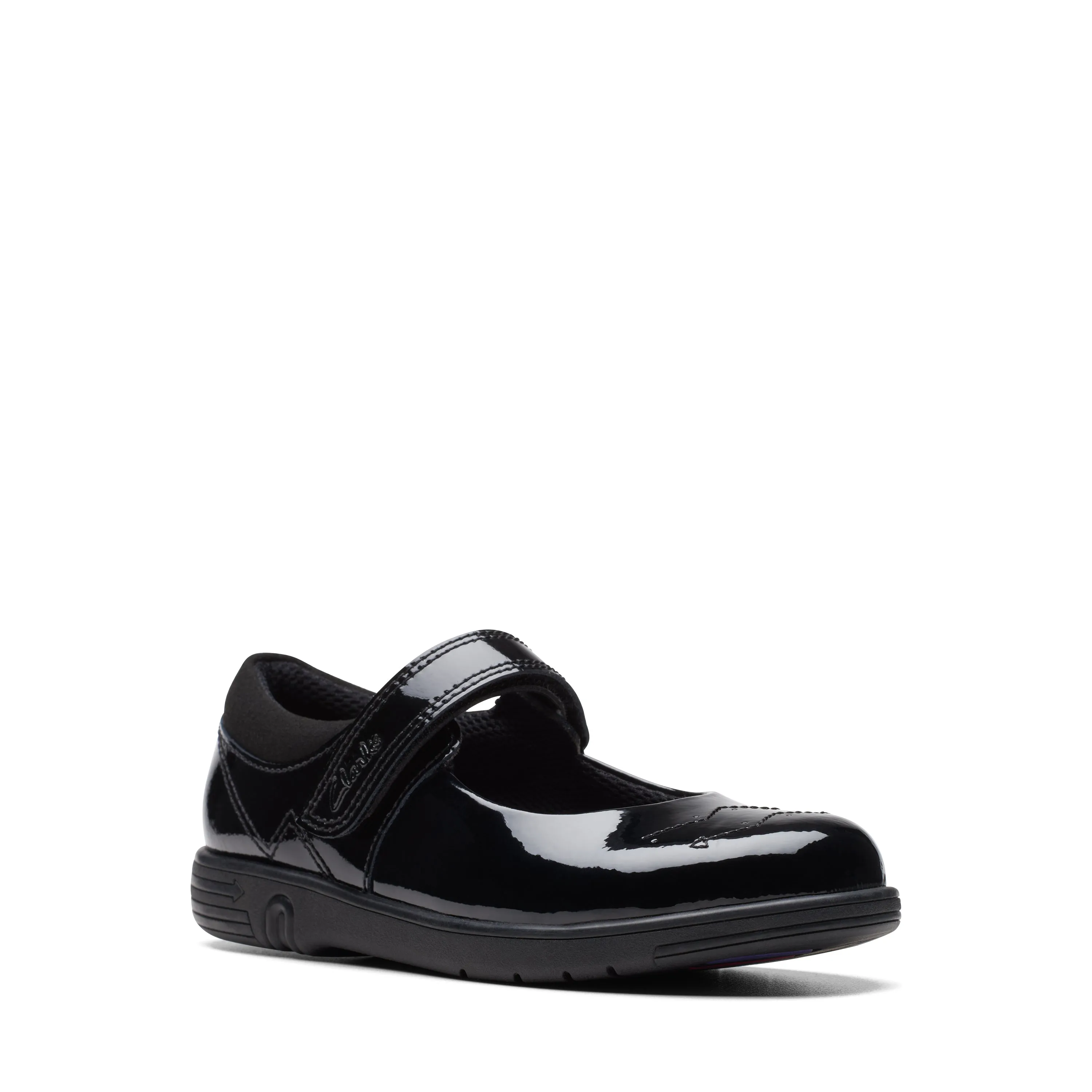 Clarks - Jazzy Jig K - Black Patent