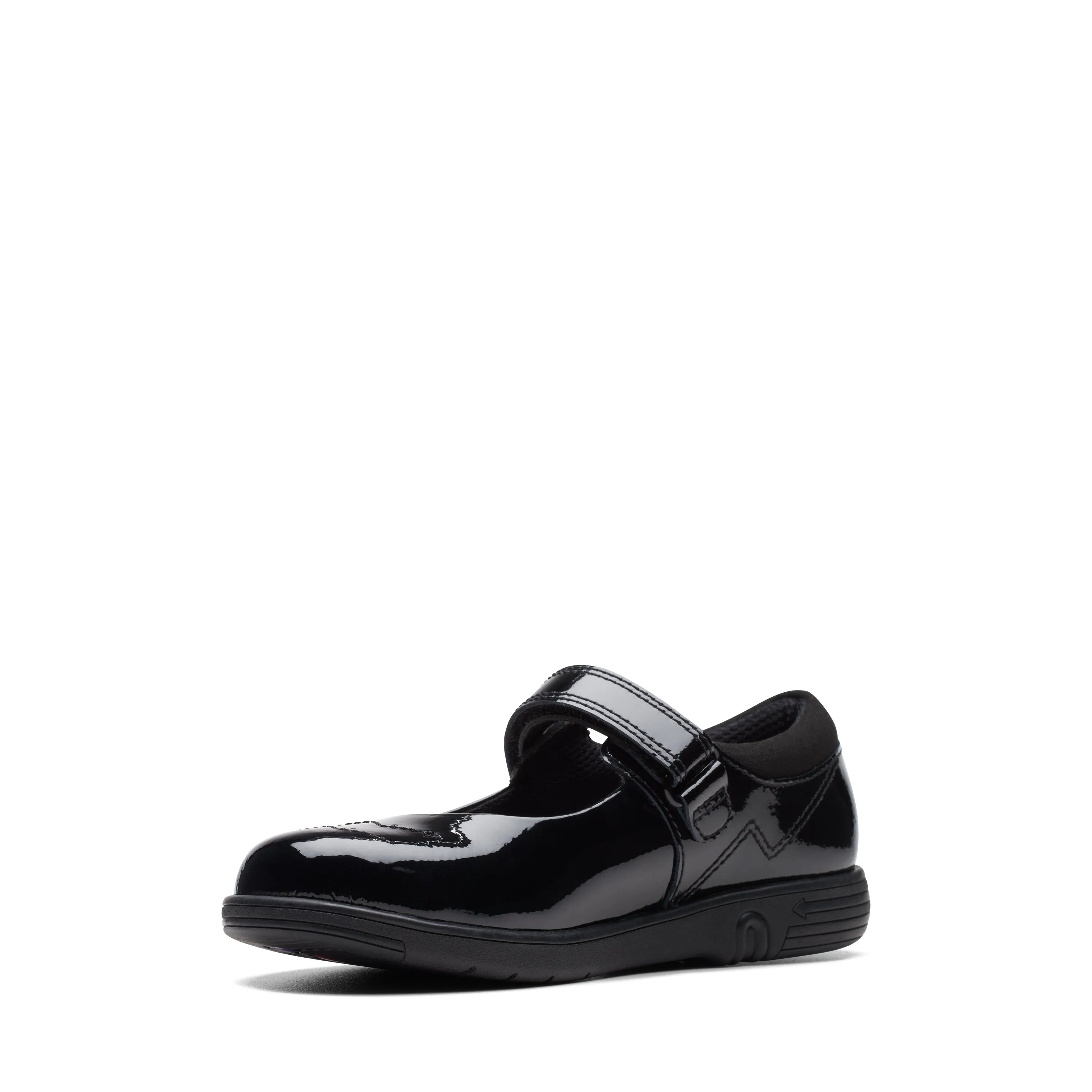 Clarks - Jazzy Jig K - Black Patent