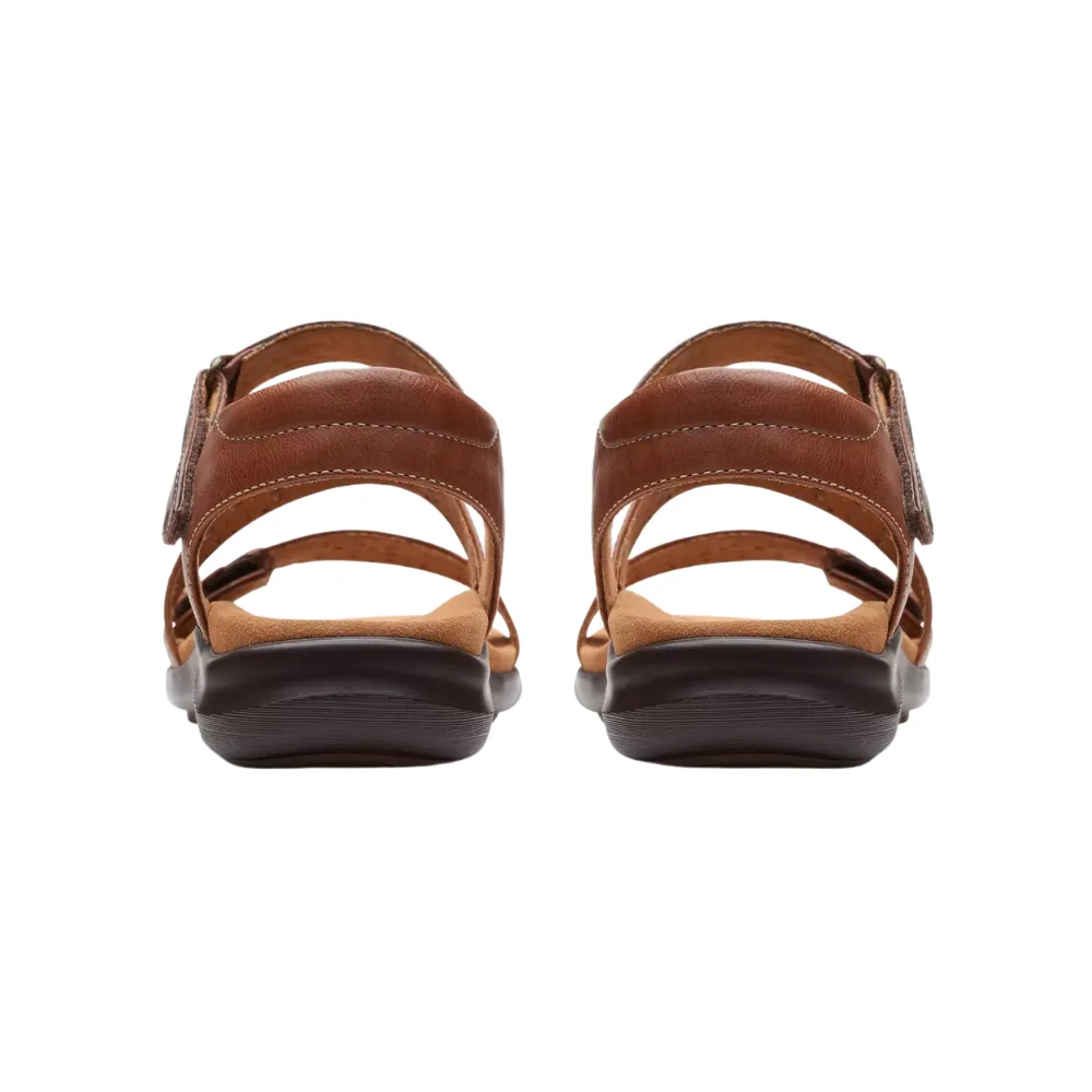 Clarks Kitly Way Tan Leather Sandal (Women's)