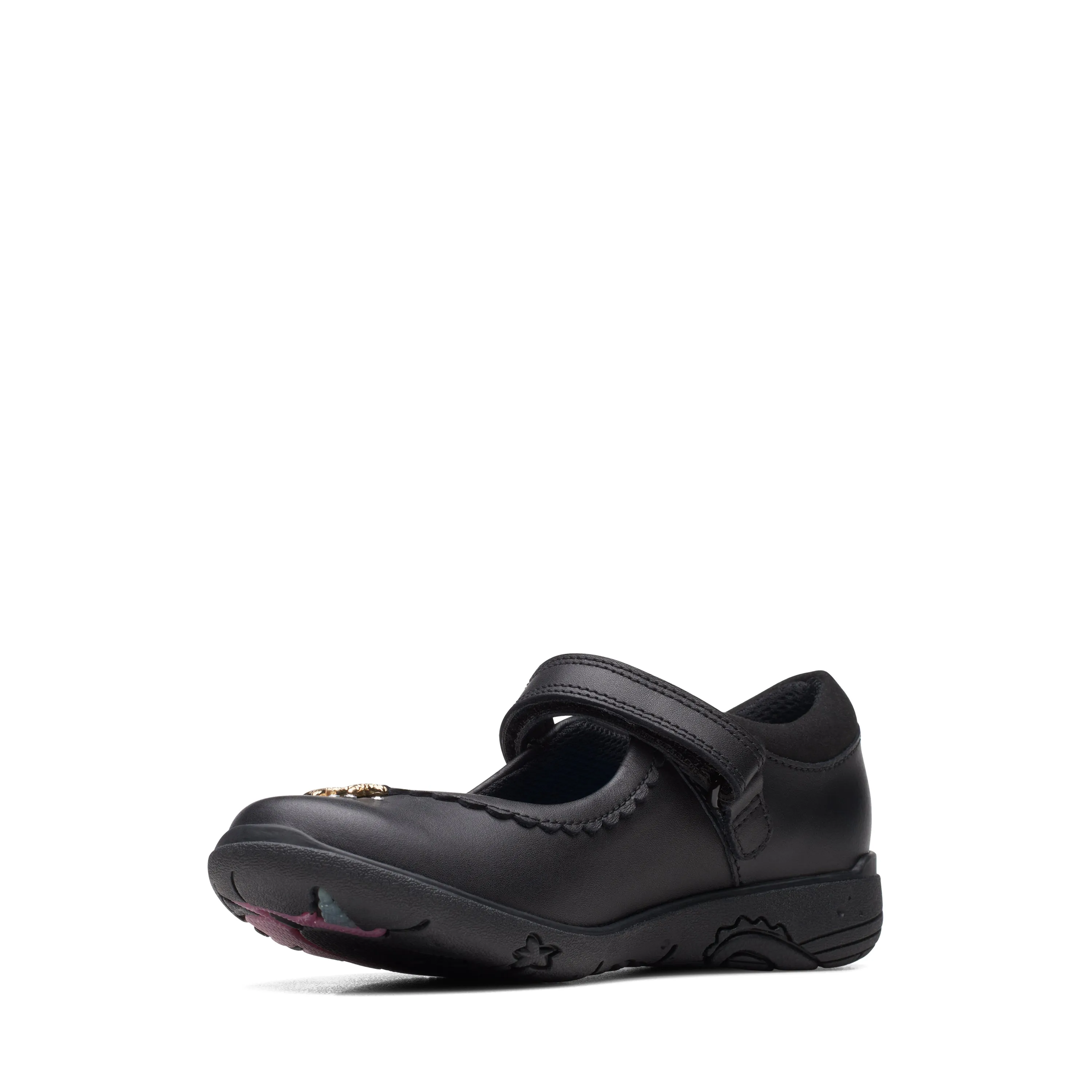 Clarks - Relda Sea K - Black Leather