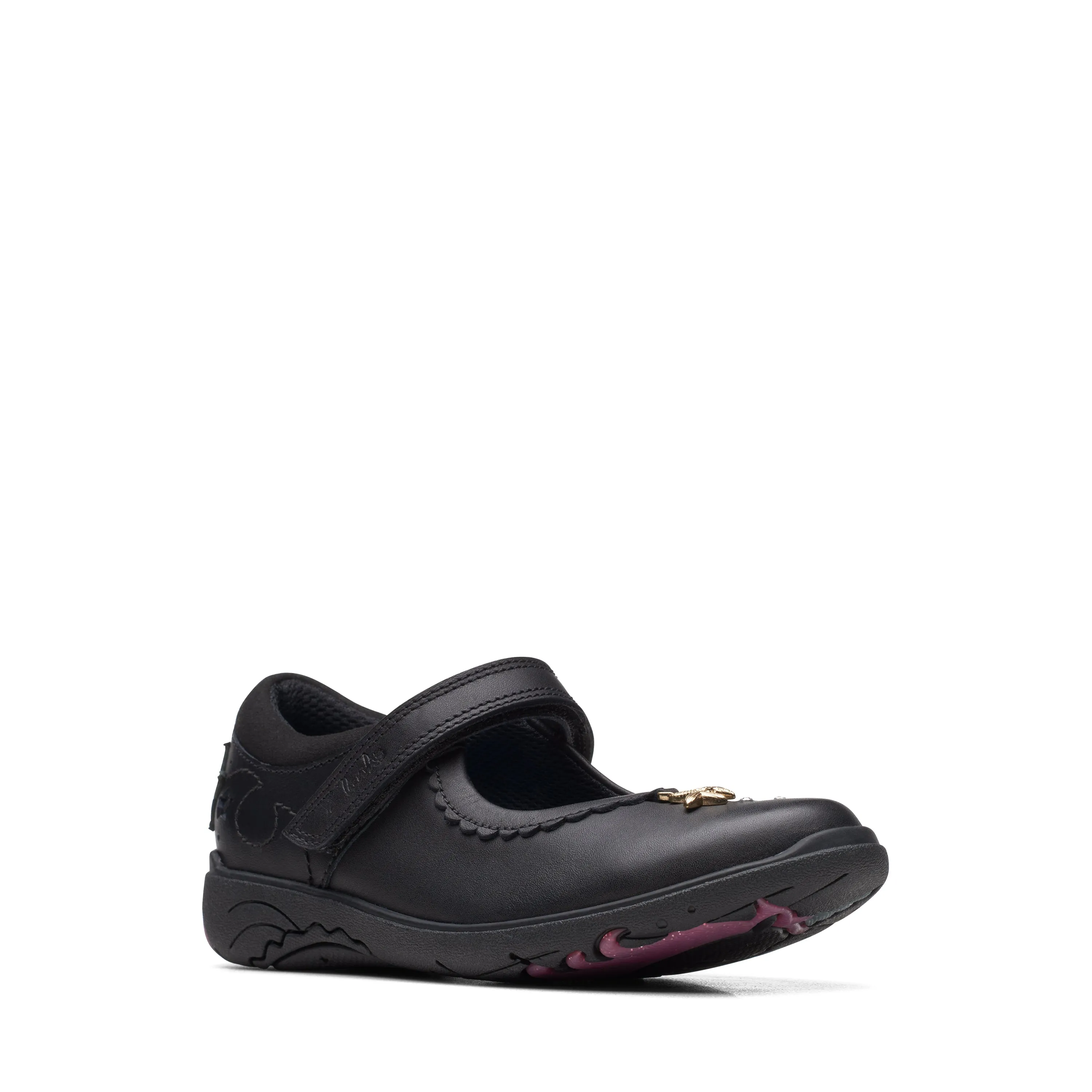 Clarks - Relda Sea K - Black Leather