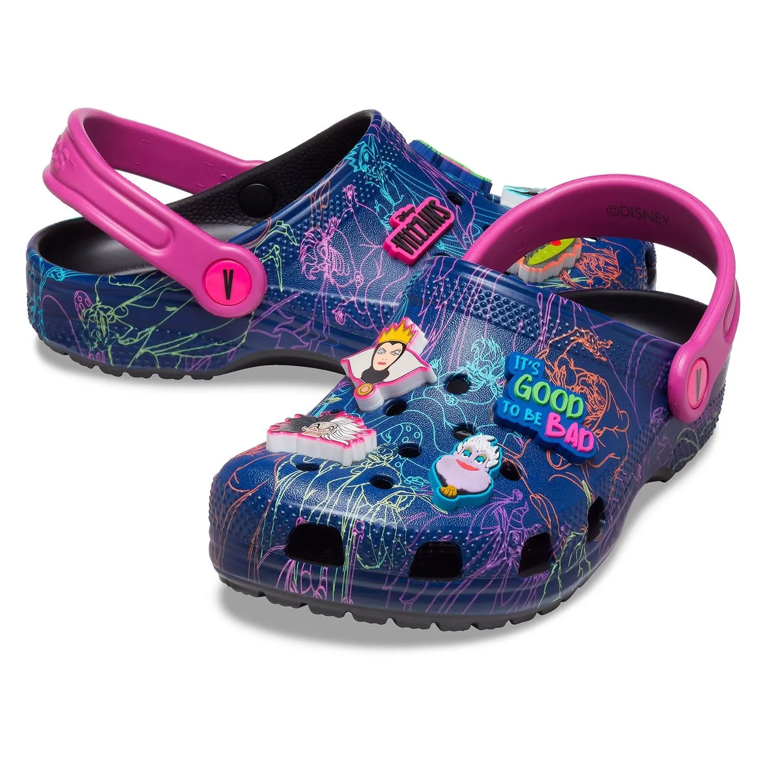 Classic Disney Villains Clog Kids (Ages 5 )