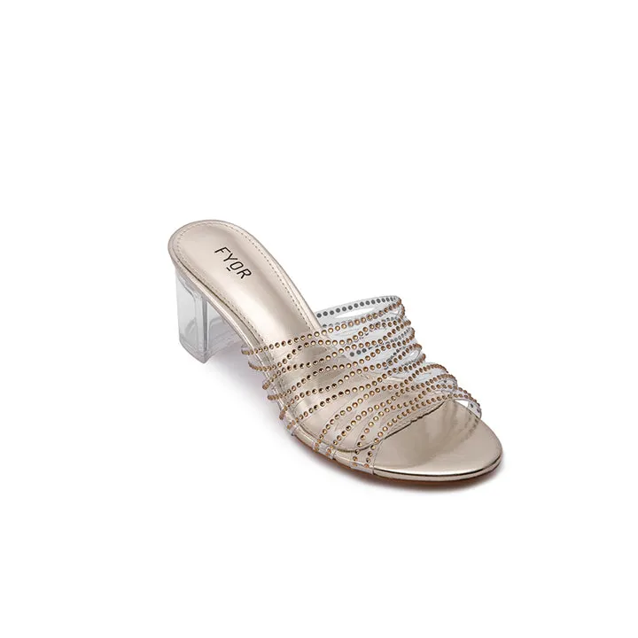 Clear Box Heel Sandal BB 13