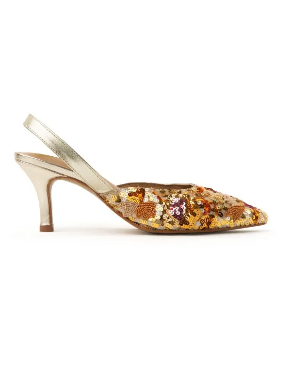 Crackling Jalebi : Salsa Mule Heels - Kareena Kapoor Khan x Fizzy Goblet - Limited Edition