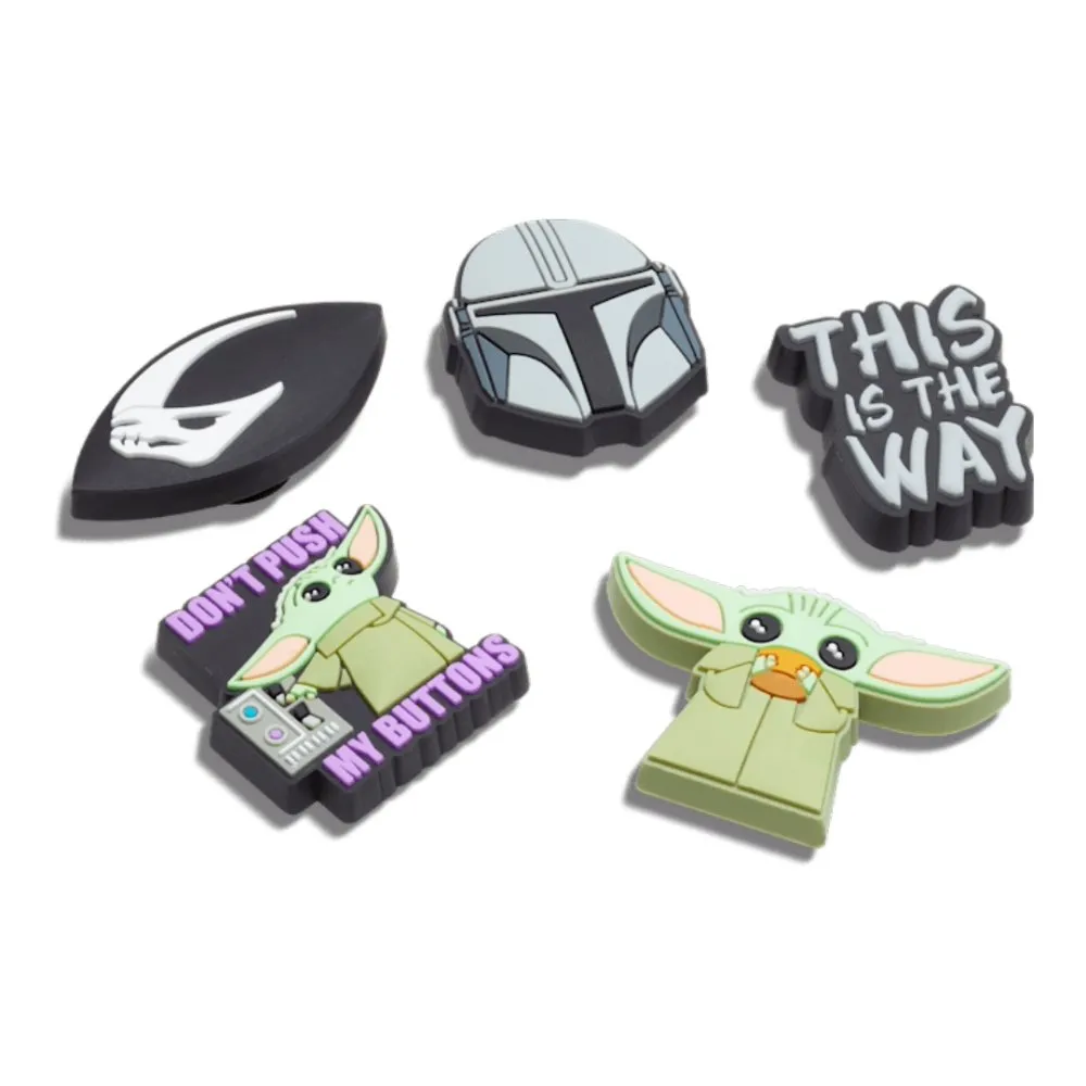 Disney The Mandalorian 5-Pack Jibbitz Charms for Crocs - Exclusive Collectible Accessories