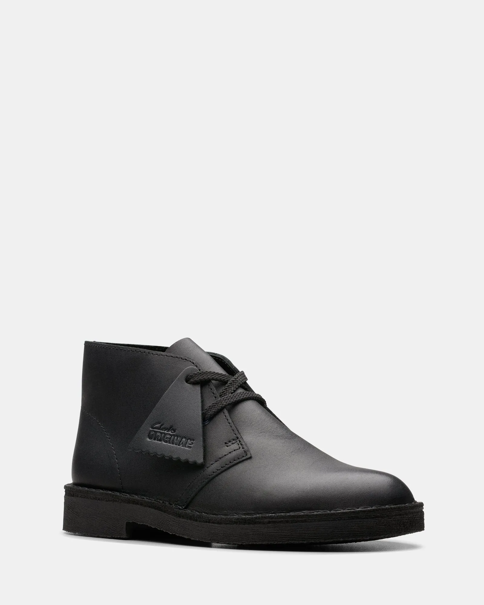 DESERT BOOT O KIDS Black Leather