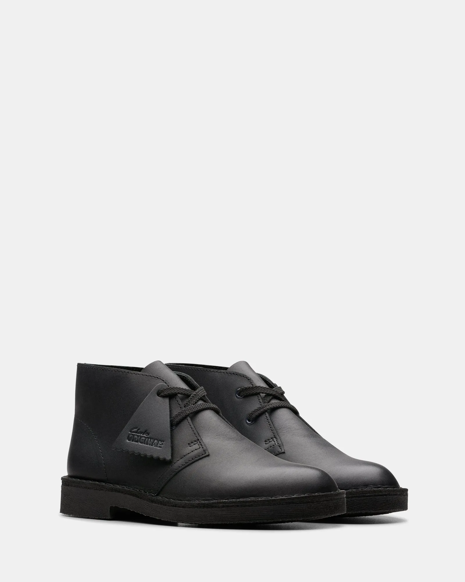 DESERT BOOT O KIDS Black Leather