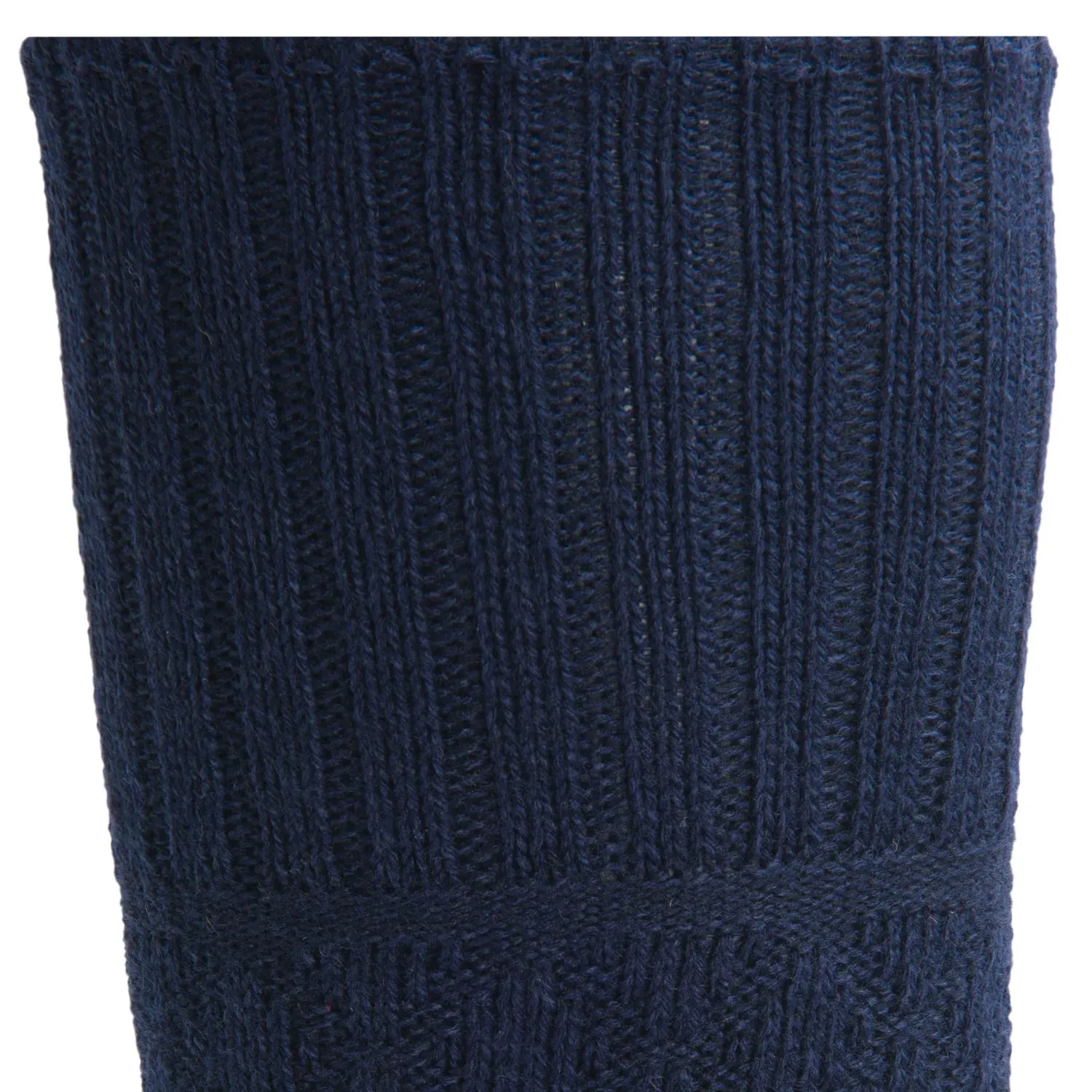 Diamond Knee High Lightweight Sock With Recycled Wool