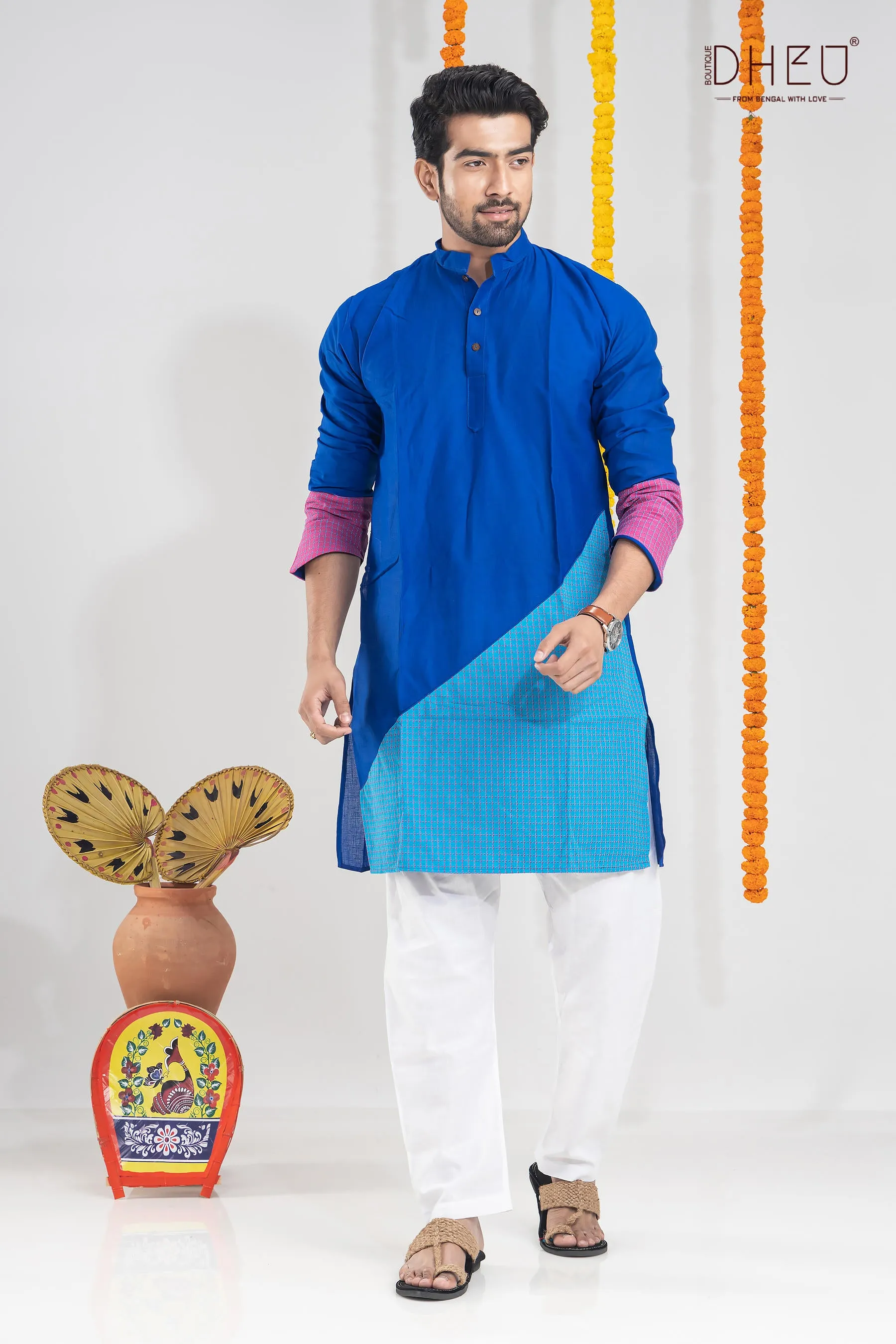 Dibratrir Kabya-Men's Kurta